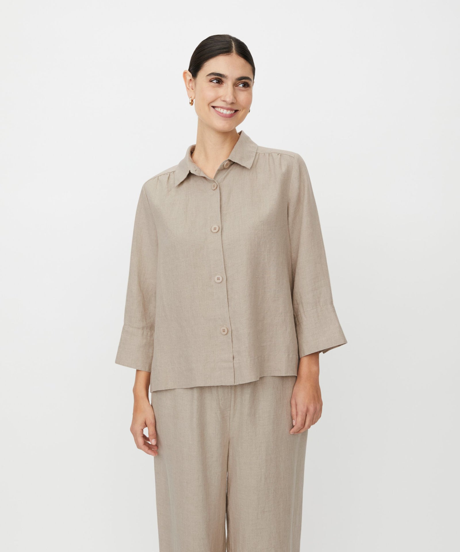 Masai Idakai Natural 3/4 Sleeve Shirt