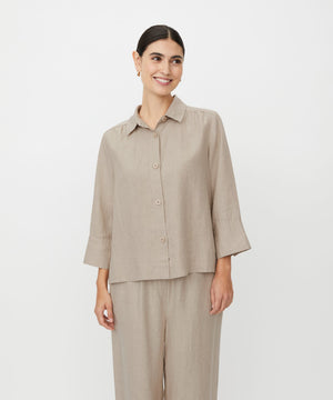 Masai Idakai Natural 3/4 Sleeve Shirt