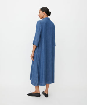 Masai Nikeeta Washed Denim 3/4 Sleeve Dress