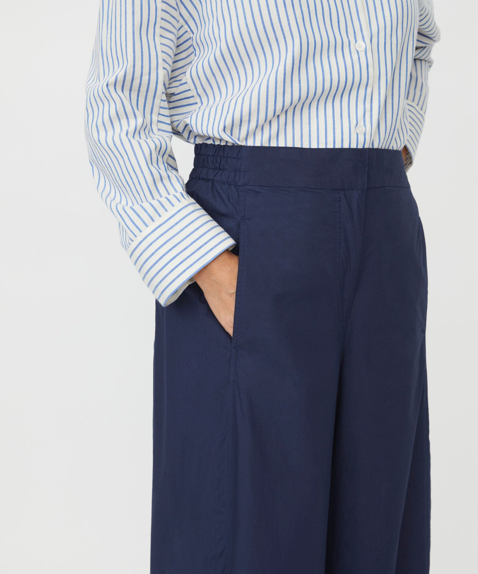 Masai Portia Navy Blazer Wide Leg Trousers