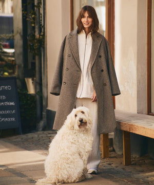 Masai Tullya Sh. Chocolate Long sleeve Wool Coat