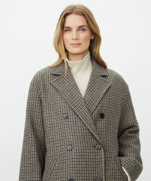 Masai Tullya Sh. Chocolate Long sleeve Wool Coat