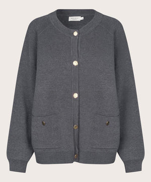 Masai Lione Dark Grey Long sleeve Cardigan