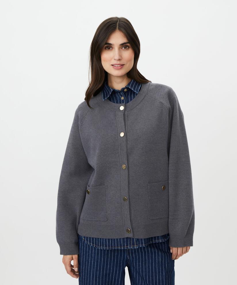 Masai Lione Dark Grey Long sleeve Cardigan