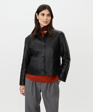 Masai Jolissa Black Leather Jacket