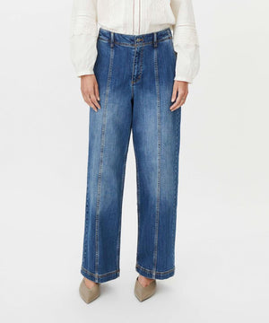 Masai Parvelle Medium Denim Wide leg Trousers
