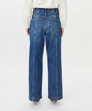 Masai Parvelle Medium Denim Wide leg Trousers