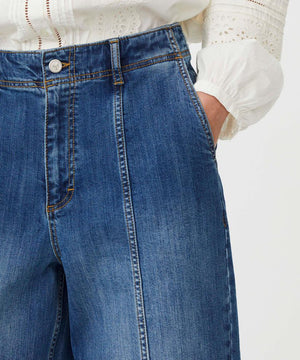 Masai Parvelle Medium Denim Wide leg Trousers