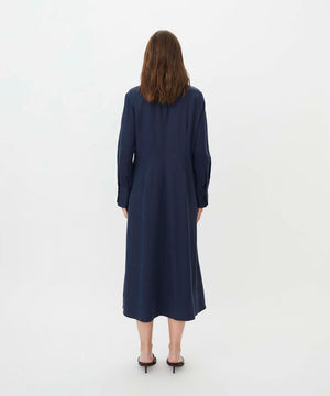 Masai Nysandra Dress Blue Long Sleeve Shirt Dress