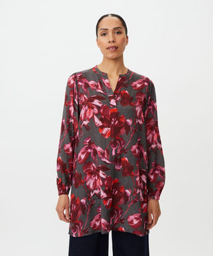 Masai Galendra Tibetan Red Long sleeve Tunic