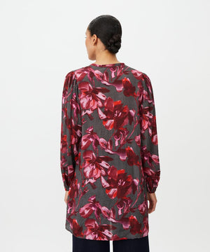 Masai Galendra Tibetan Red Long sleeve Tunic