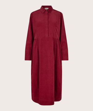Masai Nayo Tibetan Red Long Sleeve Shirt Dress