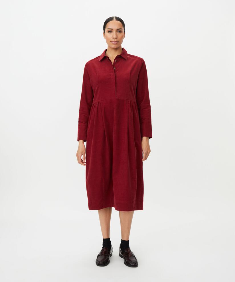 Masai Nayo Tibetan Red Long Sleeve Shirt Dress