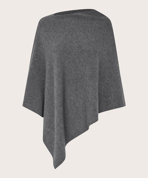 Masai Farasse D. Grey mel. Wool Poncho Top