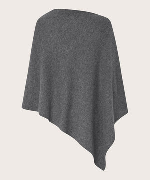Masai Farasse D. Grey mel. Wool Poncho Top