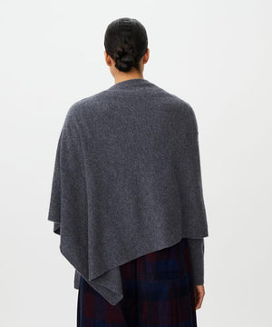 Masai Farasse D. Grey mel. Wool Poncho Top