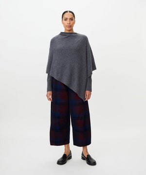 Masai Farasse D. Grey mel. Wool Poncho Top