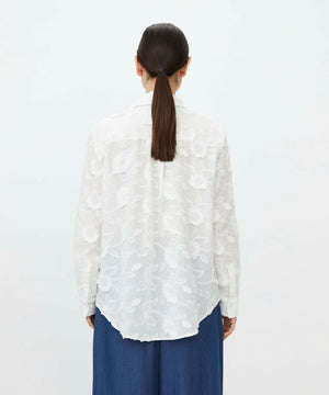 Masai Malmma White Embroidered Shirt