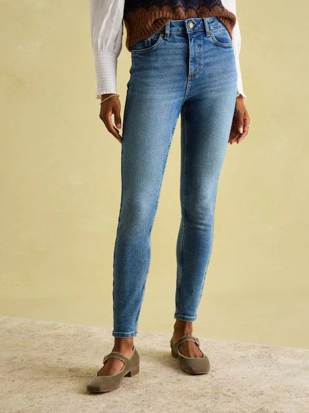 Joules Skinny Mid Blue Denim  Skinny Fit Jeans