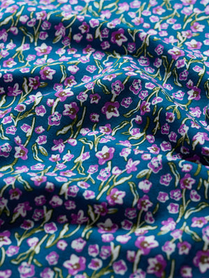 Seasalt Flax Flower Bright Orchid 3/4 Sleeve Easel Top