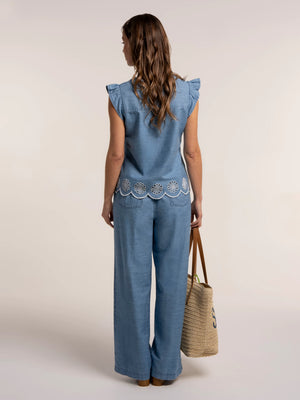 Brakeburn Ipanema Denim Blouse