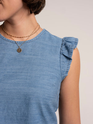 Brakeburn Ipanema Denim Blouse