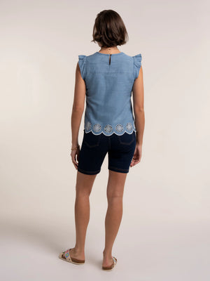 Brakeburn Ipanema Denim Blouse