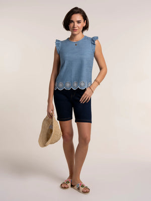 Brakeburn Ipanema Denim Blouse