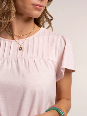 Brakeburn Pink Beau Jersey Blouse