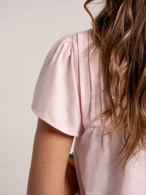 Brakeburn Pink Beau Jersey Blouse