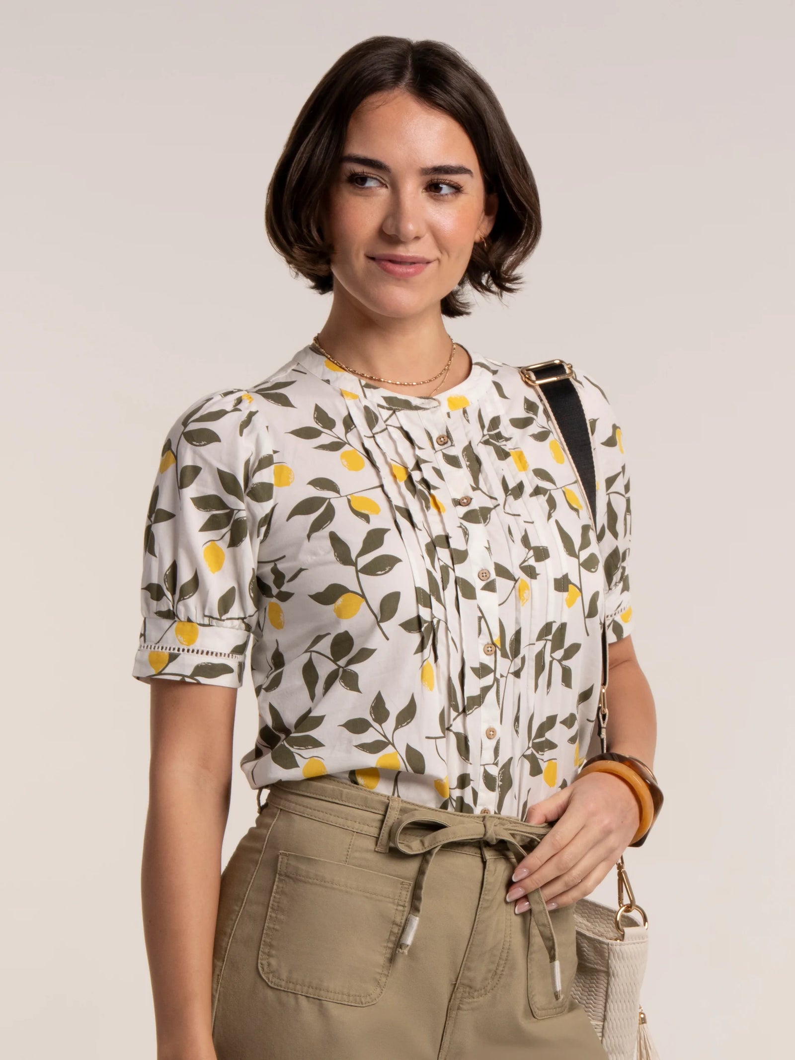 Brakeburn Palermo Lemon Printed Blouse