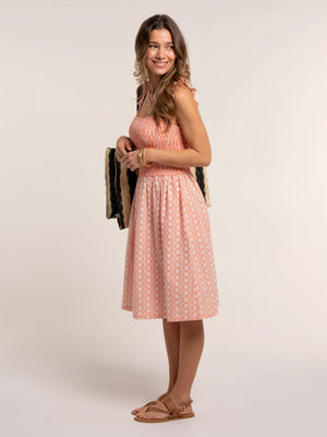 Brakeburn Fossil Embroidered Knee Length Dress