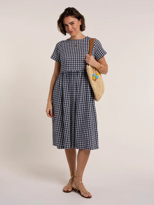 Brakeburn Perla Gingham Midi Dress