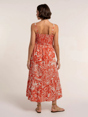 Brakeburn Catarina Floral Printed Maxi Dress