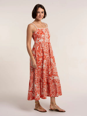 Brakeburn Catarina Floral Printed Maxi Dress