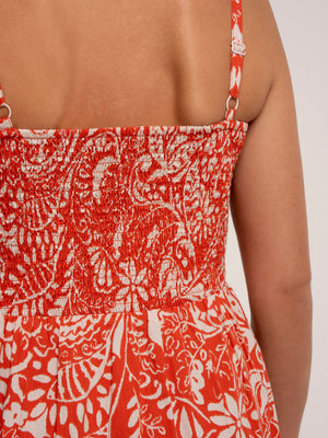 Brakeburn Catarina Floral Printed Maxi Dress
