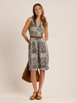 Brakeburn Iro Jersey Knee Length Dress