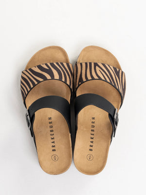Brakeburn Holton Zebra Wedge Sandal