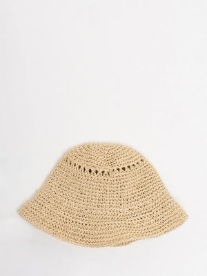 Brakeburn Delph Paper Straw Bucket Hat