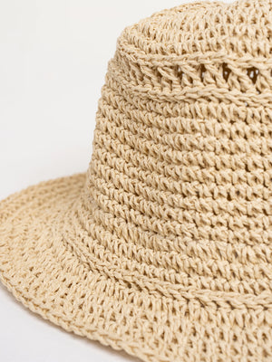 Brakeburn Delph Paper Straw Bucket Hat