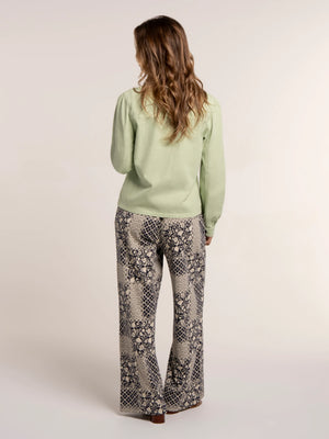 Brakeburn Amalia Green Denim Jacket