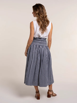 Brakeburn Teresa Gingham 2-in-1 Maxi Skirt
