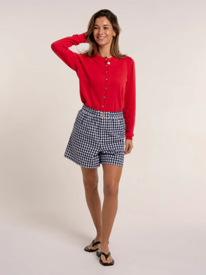 Brakeburn Ynez Gingham Beach Shorts