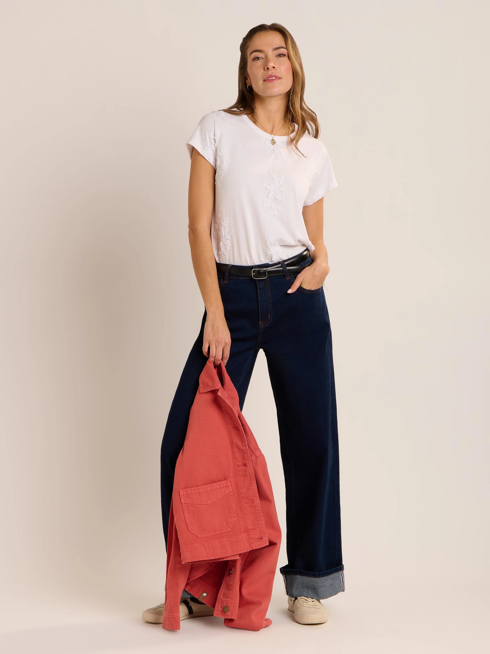 Brakeburn Agathe Embroidered T-Shirt