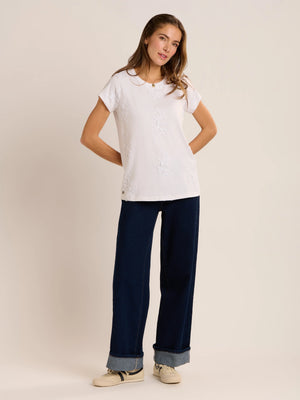 Brakeburn Agathe Embroidered T-Shirt