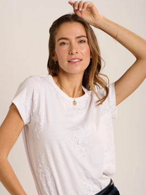 Brakeburn Agathe Embroidered T-Shirt