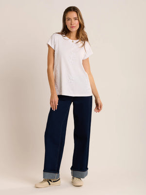 Brakeburn Agathe Embroidered T-Shirt