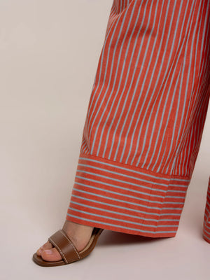 Brakeburn Danna Stripe Wide Leg Beach Pant
