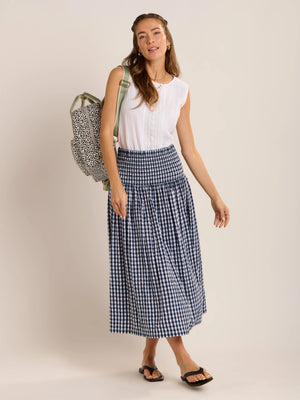 Brakeburn Lilly Double Cloth Sleeveless Blouse