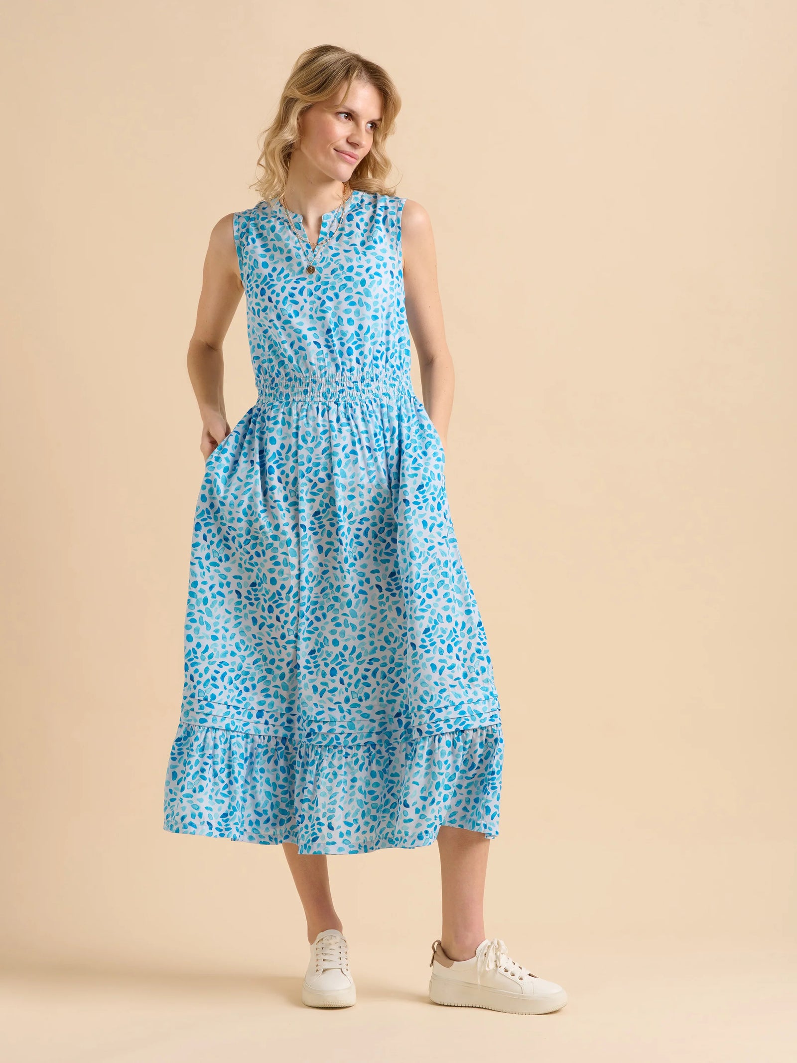 Brakeburn Sea Glitter Maxi Dress